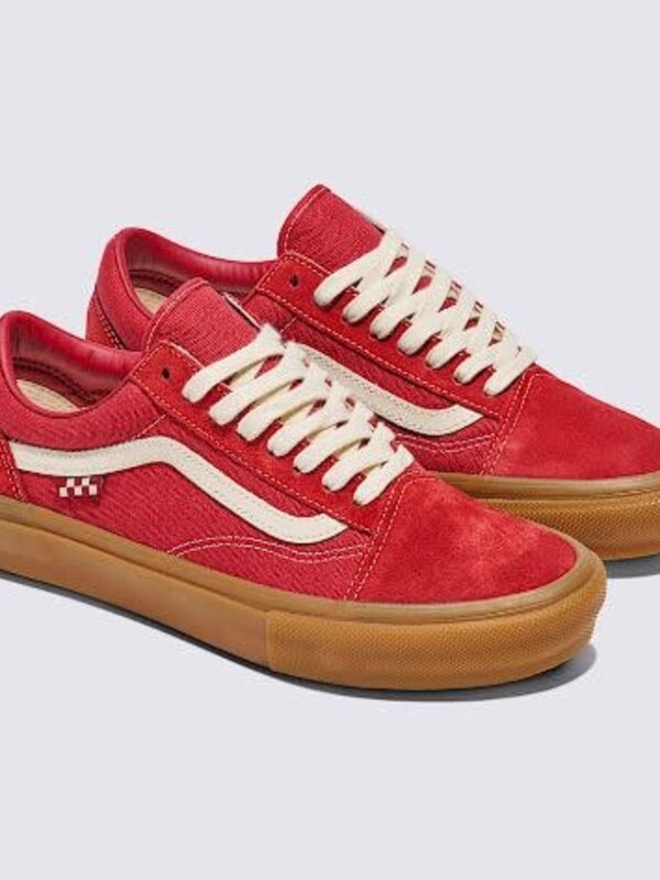 vans Soulier homme skate old skool red/gum