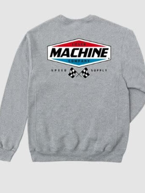 Loser Machine Ouaté overdrive moisture wicking crewneck grey