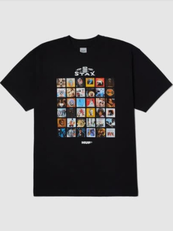 huf T-shirt homme soulsville usa black