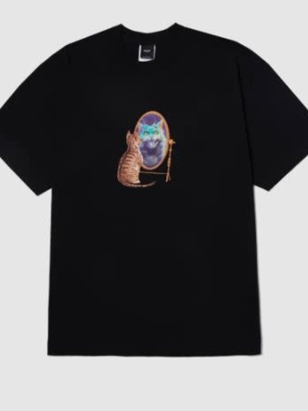 huf T-shirt homme mirror black