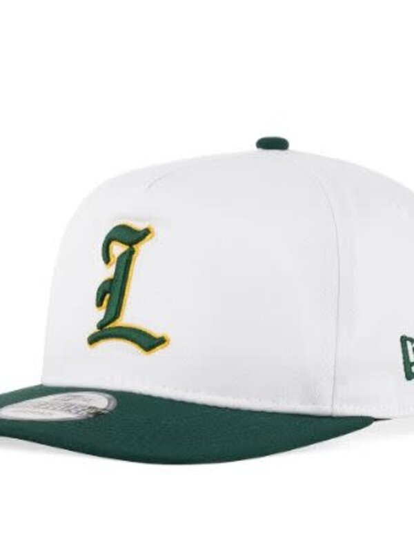 Loviah Casquette homme big L golfer  new era  white/dark green