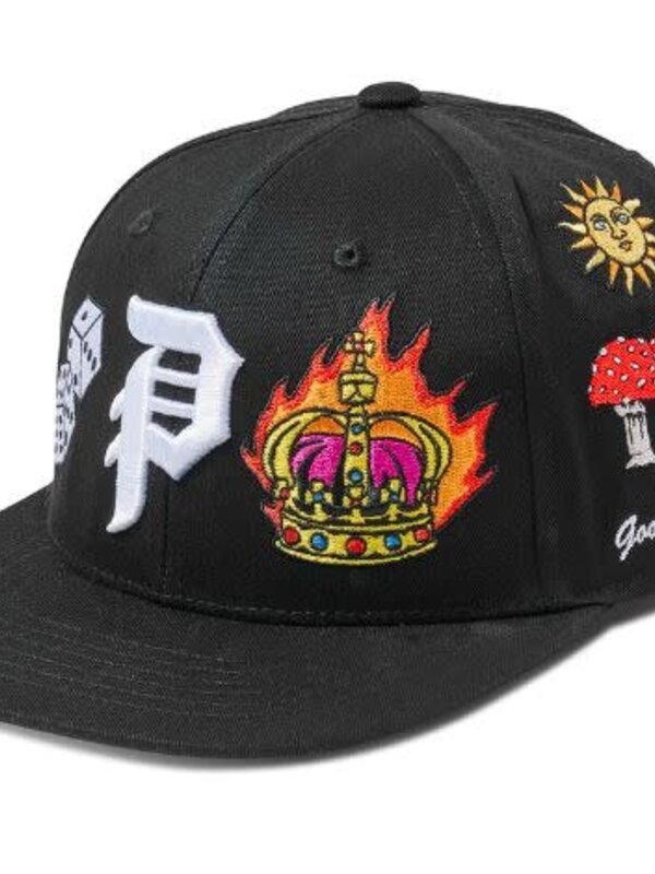 primitive Casquette homme snapback signs black