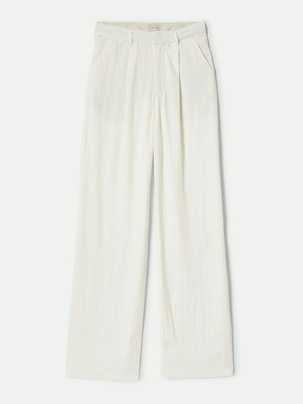 Brixton Pantalon femme ludlow trouser off white
