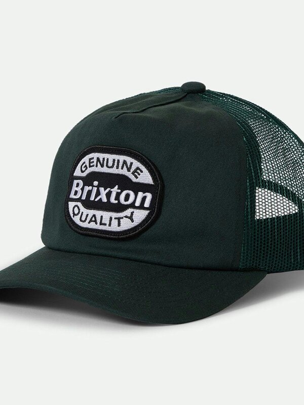 Brixton Casquette homme keaton netplus trucker deep forest/deep forest