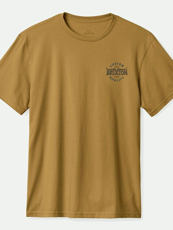 Brixton T-shirt homme gibson standard dijon worn wash