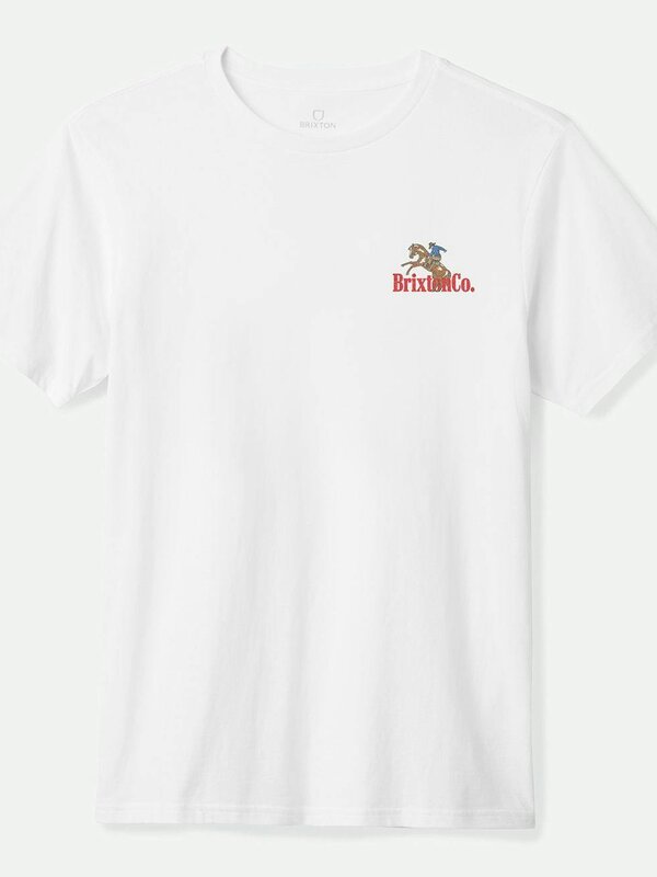 Brixton T-shirt homme inwood  standard white