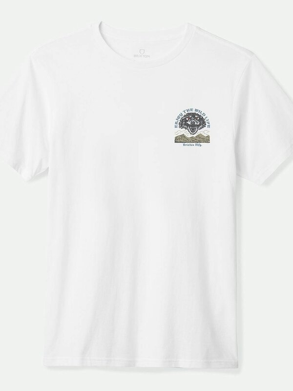 Brixton T-shirt homme mercy standard white