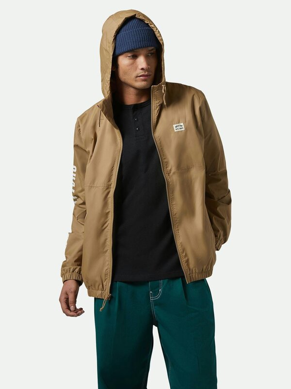 Brixton Manteau homme claxton woodburn lightweight khaki