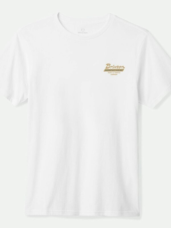 Brixton T-shirt homme township tailored white