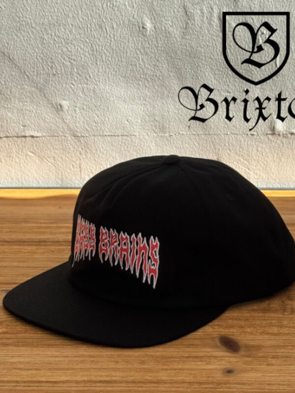 Brixton Casquette homme bass brains reaper MP snapback  black