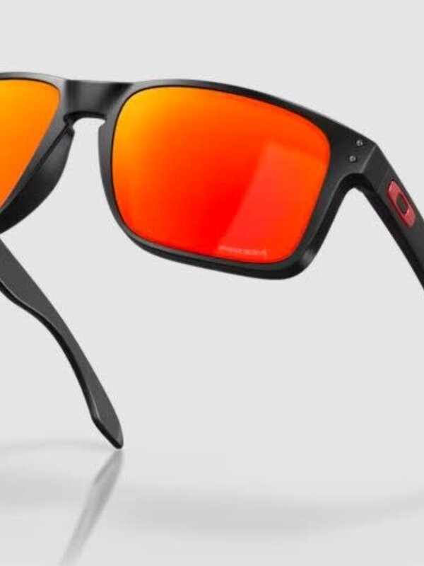 Oakley Lunette soleil holbrook matte black w/ prizm ruby