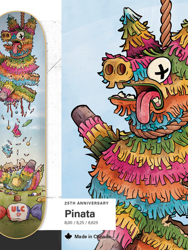 ulc Skateboard 25th anniversary pinata