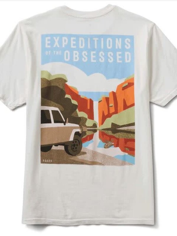 T-shirt homme expeditions of the obsessed off white