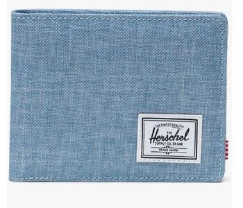Portefeuille homme roy ashley blue crosshatch