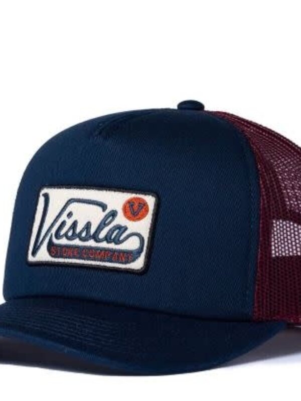 Vissla Casquette homme garage foam trucker navy