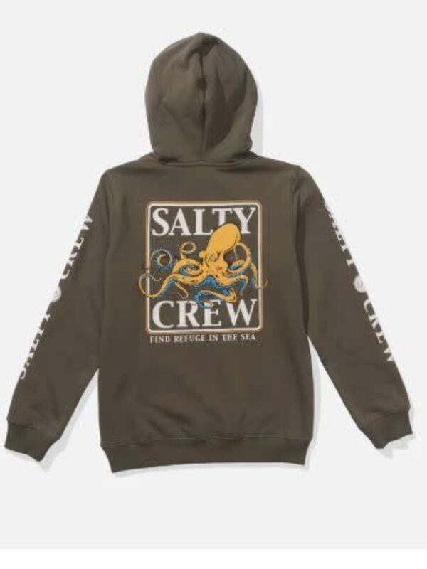 salty crew Ouaté junior ink slinger dusty olive