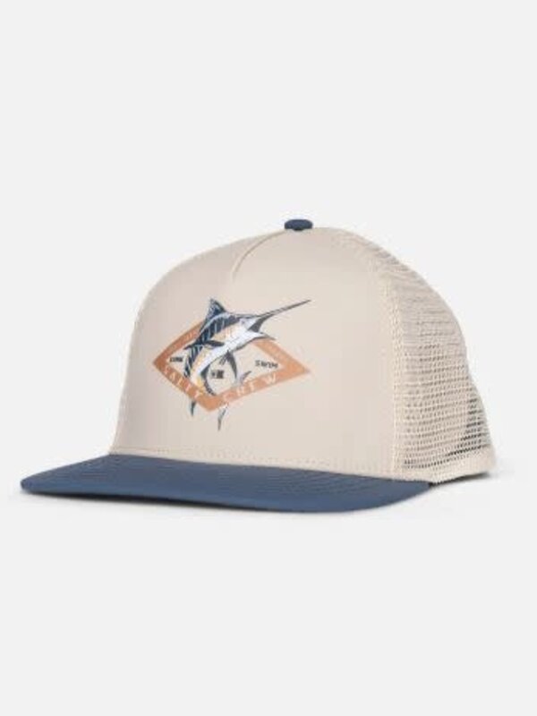 salty crew Casquette junior diamond marlin trucker oyster/slate