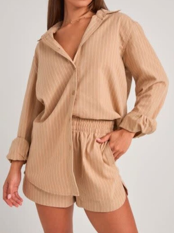 rhythm Chemise femme byron striped natural