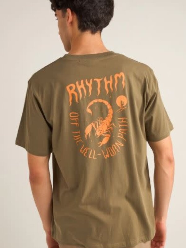 rhythm T-shirt homme desert local military olive