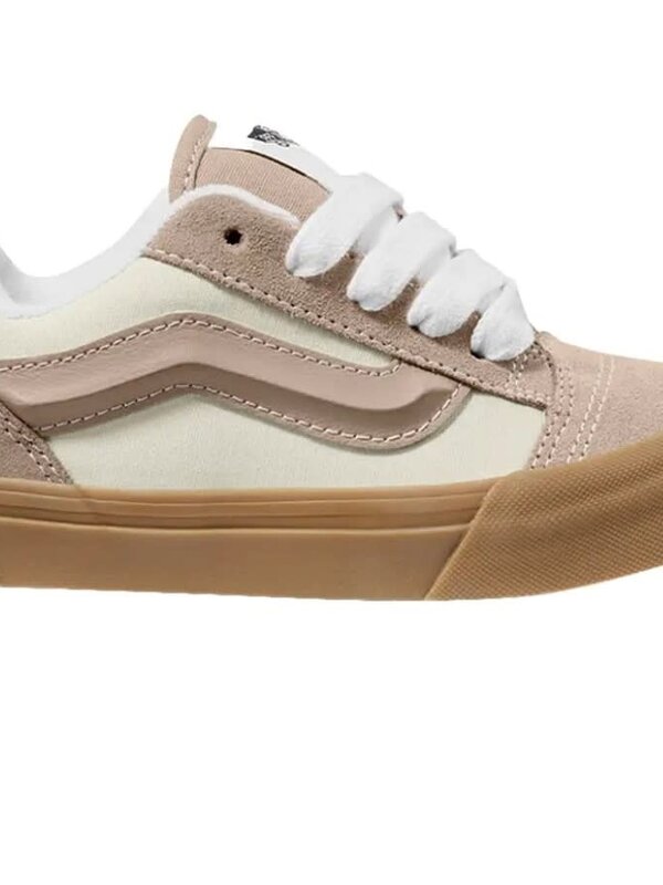 vans Soulier junior knu skool brown/sepia rose  pink