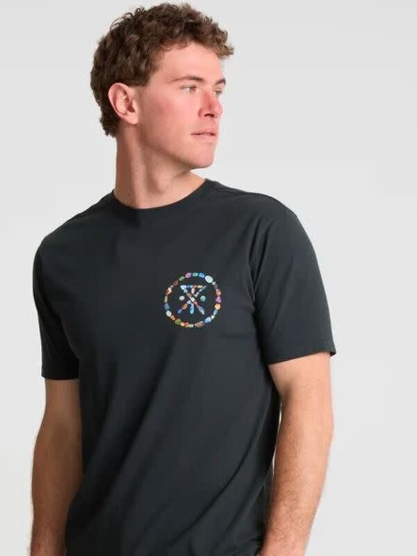 T-shirt homme premium opal palm black