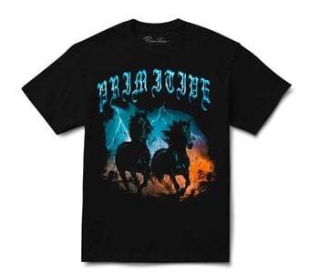 T-shirt homme primitive storm heavyweight black