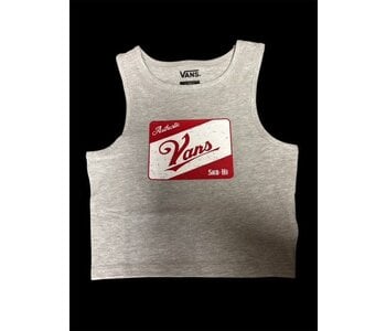 Camisole femme stripe life fitted crop cement heat