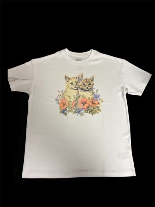 vans T-shirt femme smitten oversized white