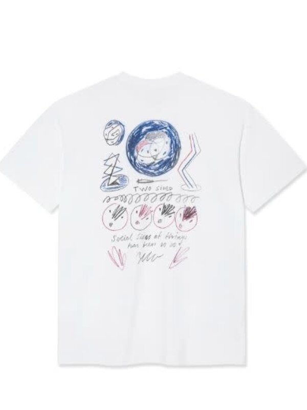 Polar Skate Co. T-shirt homme social side white