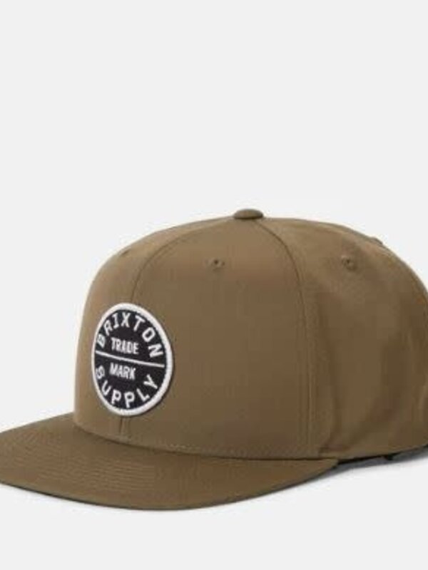 Brixton Casquette homme oath III snapback ivy green ripstop