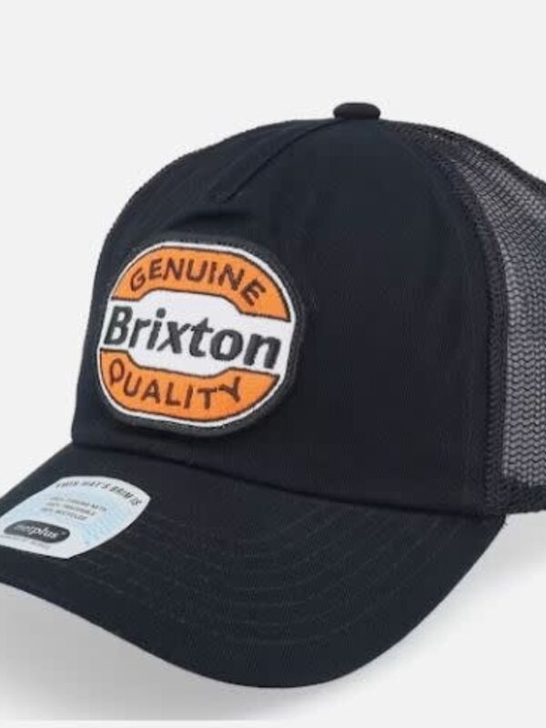Brixton Casquette homme keaton mp trucker black/black