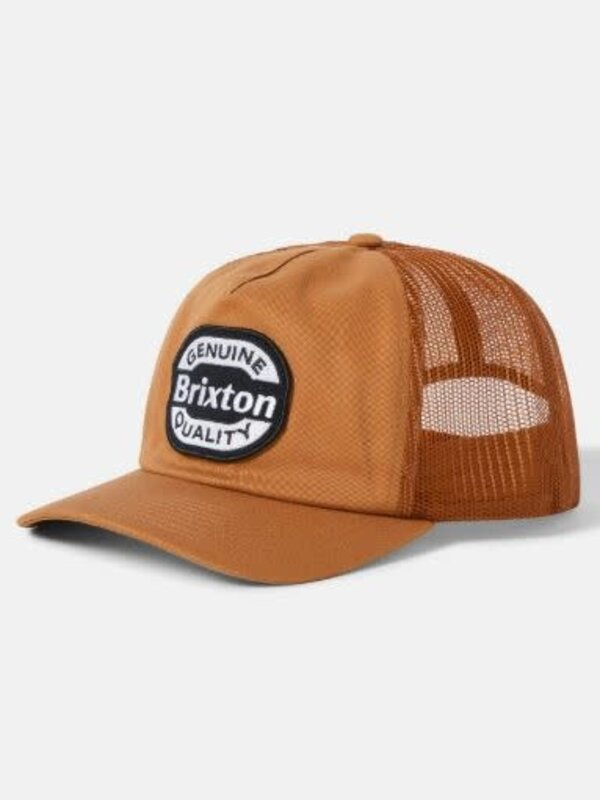 Brixton Casquette  homme keaton mp trucker washed copper/washed copper