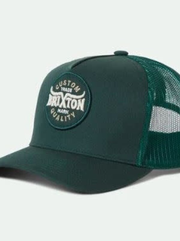 Brixton Casquette homme gibson crest netplus mp trucker deep forest/deep forest