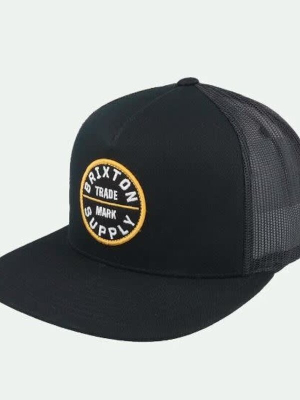 Brixton Casquette homme oath mp trucker black black