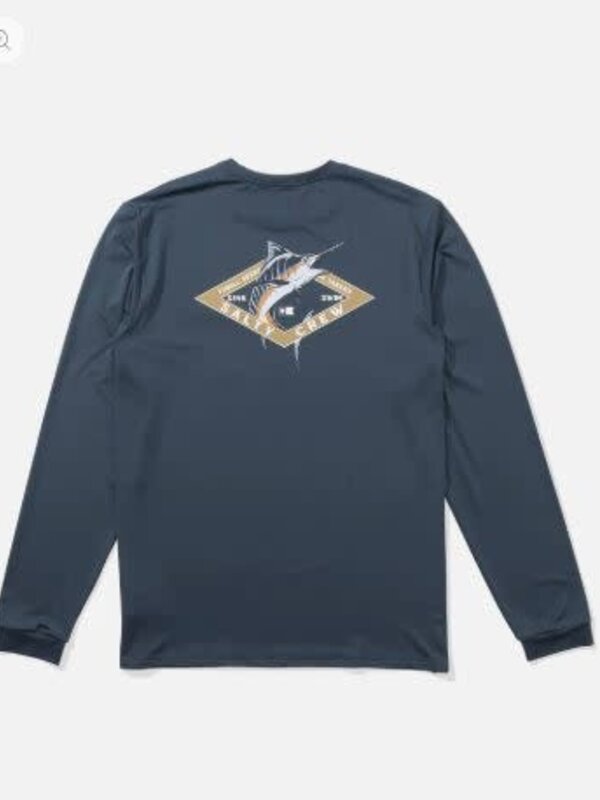 salty crew Chandail long homme diamond marlin sunshirt bluefin