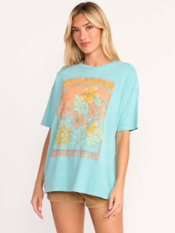 billabong T-shirt femme daylight blooms misty blue