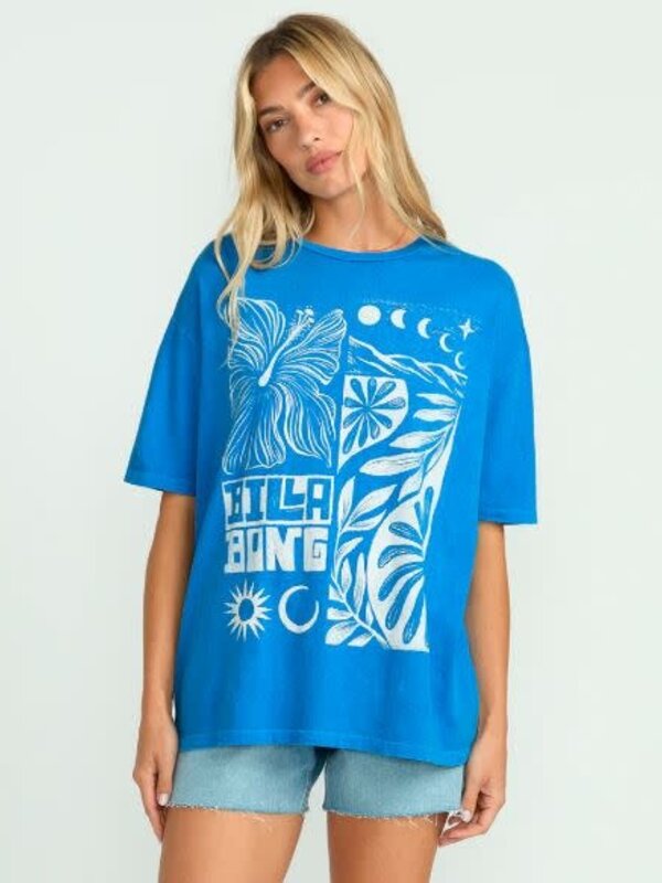billabong T-shirt femme summer nights true blue