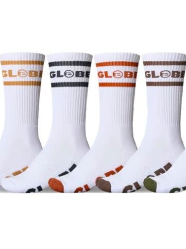 globe Bas homme tilt hi crew 5 pack white /assorted