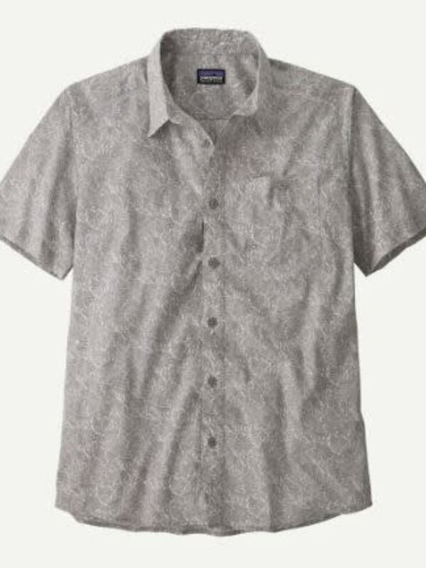 Patagonia Chemise homme go to shirt bees and flowers salt grey