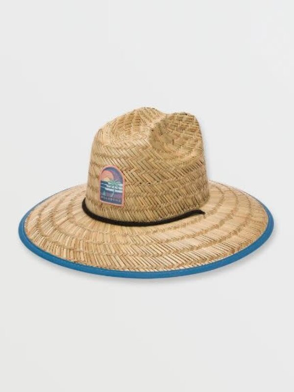 billabong Chapeau tides patch straw charcoal navy