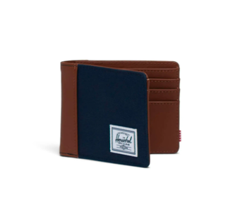 Portefeuille hank navy/tan
