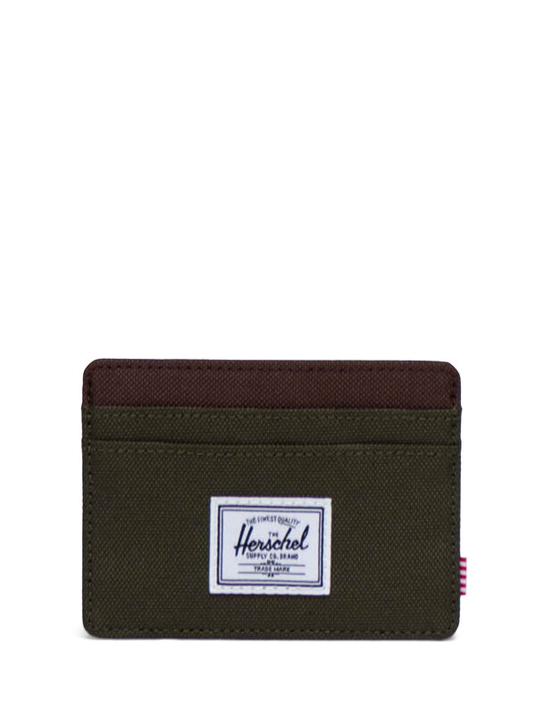 herschel Porte-cartes Charlie ivy green/chicory coffee