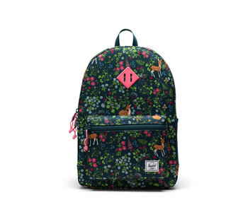 Sac à dos junior heritage herschel deer woodland dark sea