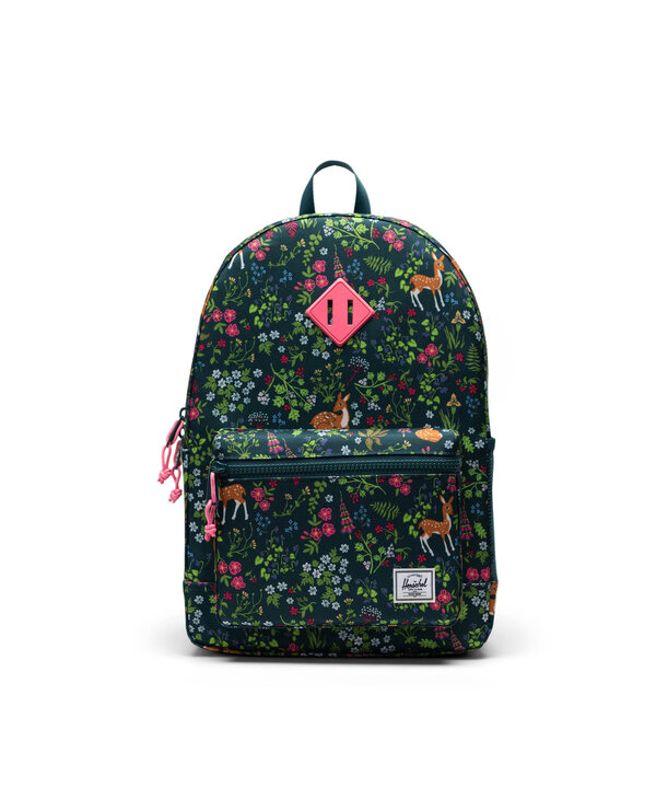 Sac à dos junior heritage herschel deer woodland dark sea