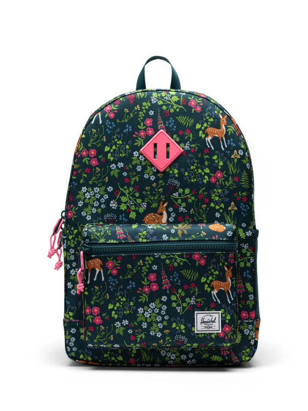 herschel Sac à dos junior heritage herschel deer woodland dark sea