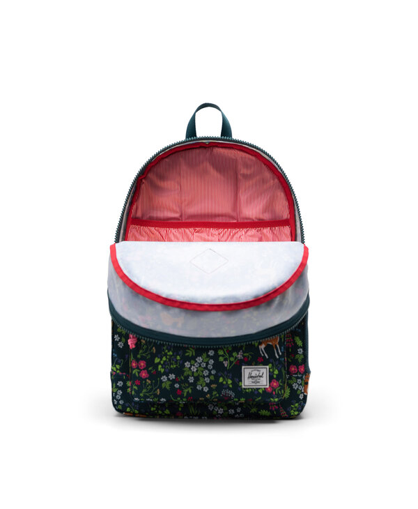Sac à dos junior heritage herschel deer woodland dark sea