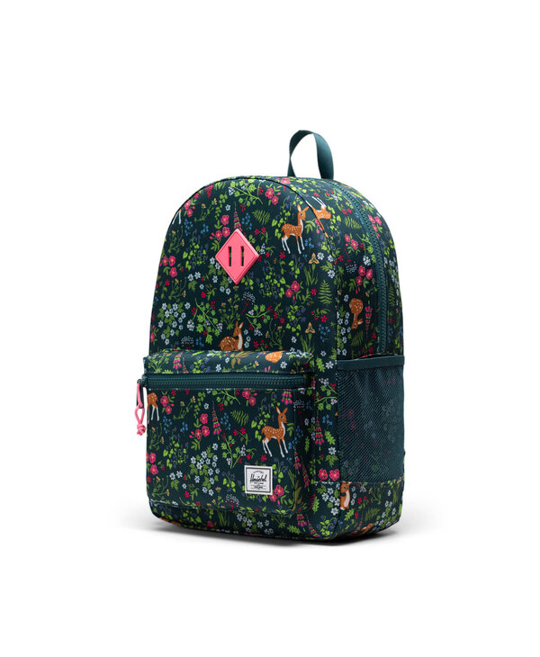 Sac à dos junior heritage herschel deer woodland dark sea