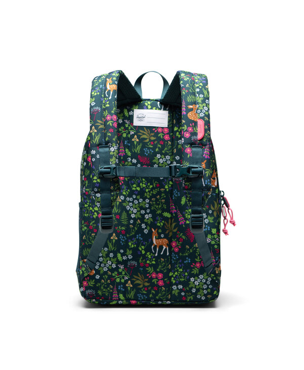 Sac à dos junior heritage herschel deer woodland dark sea