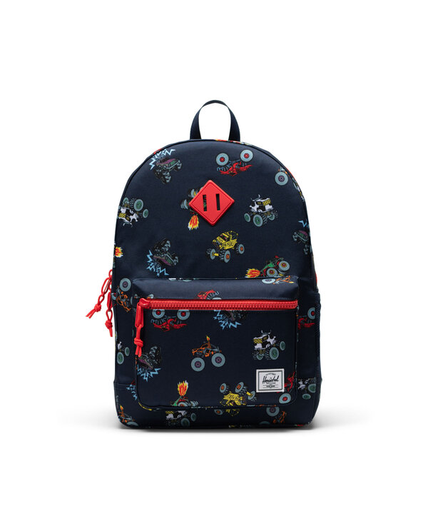 Sac à dos junior heritage herschel monster trucks