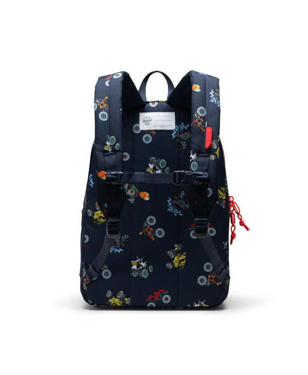 Sac à dos junior heritage herschel monster trucks